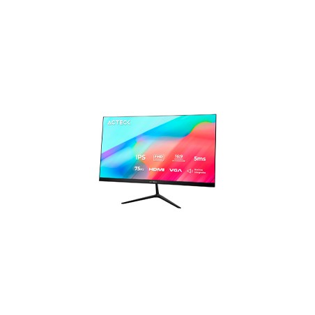 MONITOR ACTECK CAPTIVE VIVID SP245 / 24.5 PULGADAS / PLANO / FILL HD / 75 HZ / 5 MS / VGA, HDMI 1.4 / VESA 75X75 / 3 AÑOS DE GA