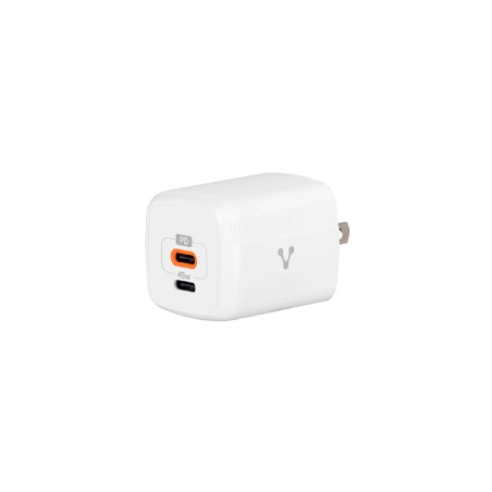 CARGADOR PARA PARED AU-402 FAST CHARGE 3.0 A 1 USB C 45W BLANCO