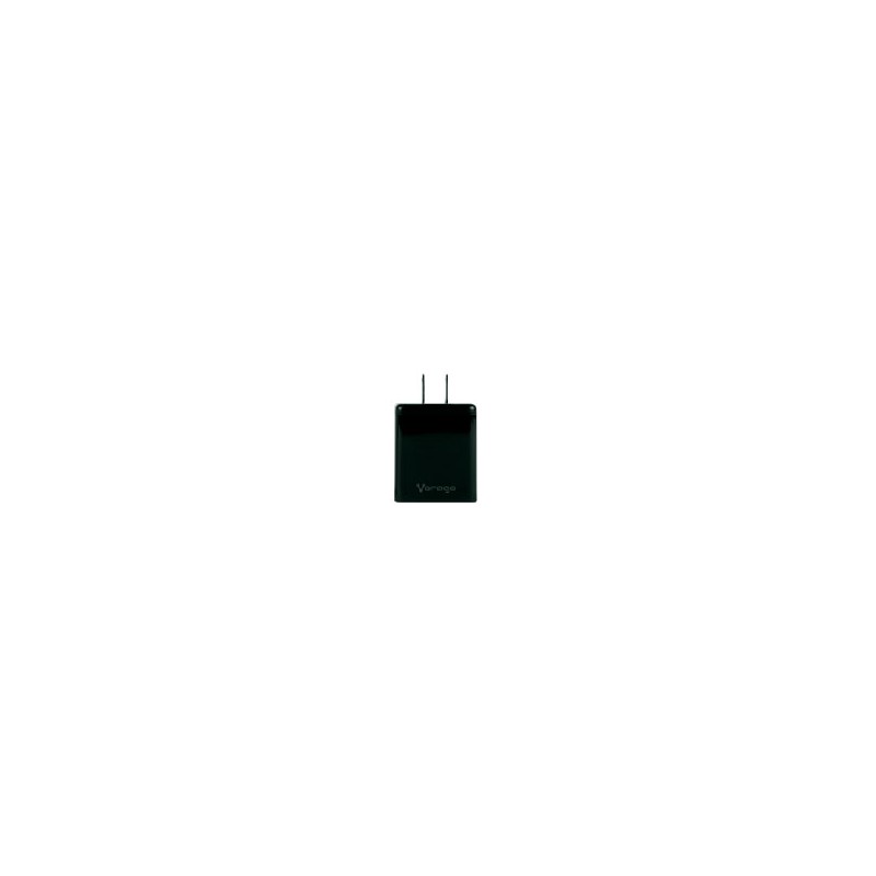 CARGADOR PARA PARED VORAGO, AU-350 QUICK CHARGE 3.0A PD 20W USB A Y TIPO C NEGRO