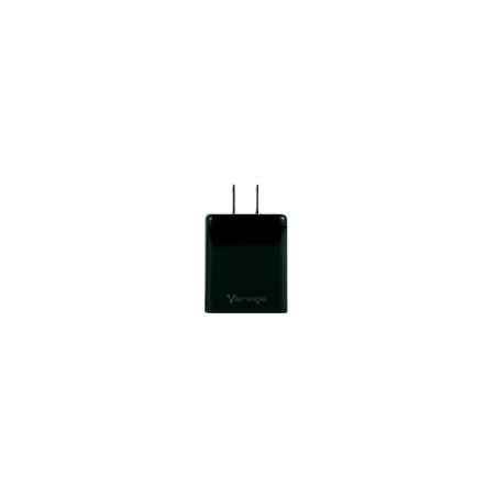 CARGADOR PARA PARED VORAGO, AU-350 QUICK CHARGE 3.0A PD 20W USB A Y TIPO C NEGRO