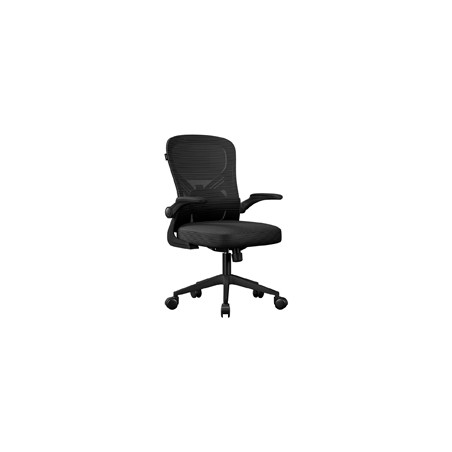 SILLA ACTECK FLUX BASE EC343 / ERGONOMICA / MAX 100 KG / REPOSABRAZOS ABATIBLES / MATERIAL TRANSPIRABLE / MECANISMO TIPO MARIPO