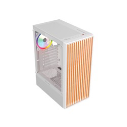 GABINETE GAMER BALAM RUSH DRAGONFLY WOOD GM580CW / MEDIA TORRE / ATX, MICRO-ATX, MINI ITX / INCLUYE 4 VENTILADORES ARGB 120 MM