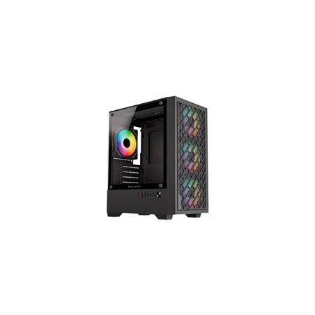 GABINETE GAMER BALAM RUSH NITROX EDGE AIRCOOL 4700A / MINI TORRE / MICRO-ATX, MINI ITX / INCLUYE 3 VENTILADORES ARGB 120 MM / C