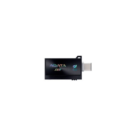 UNIDAD DE ESTADO SOLIDO SSD EXTERNO ADATA SC730 512GB PORTATIL USB 3.2 GEN 2 TIPO C WINDOWS MAC ANDROID LINUX COLOR NEGRO (SC73