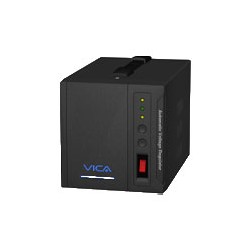 REGULADOR AUTOMATICO DE VOLTAJE VICA PROTECT 5K 5000VA / 2500W, 2 TOMAS NEMA 5-20P REGULADAS Y CON SUPRESOR DE PICOS, 3 AÑOS DE