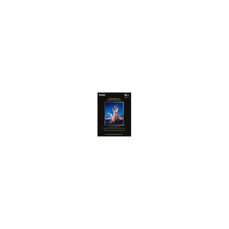 PAPEL EPSON ULTRA PREMIUM LUSTER FOTOGRAFICO 8.5 X 11, 50 HOJAS