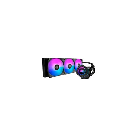 DISIPADOR DE ENFRIAMIENTO LIQUIDO COOLER MASTER MASTERLIQUID SERIE CORE NEX 360 / ARGB / NEGRO / GAMER