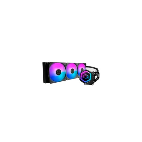 DISIPADOR DE ENFRIAMIENTO LIQUIDO COOLER MASTER MASTERLIQUID SERIE CORE II 360 / ARGB / NEGRO / GAMER
