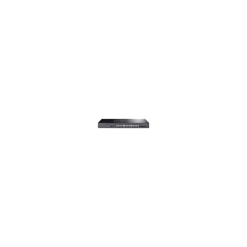 TP LINK SWICTH SG5428X AMINISTRABLE L3 APILABLE DE 24 PUERTOS GIGABIT 4 RANURAS DE 10G