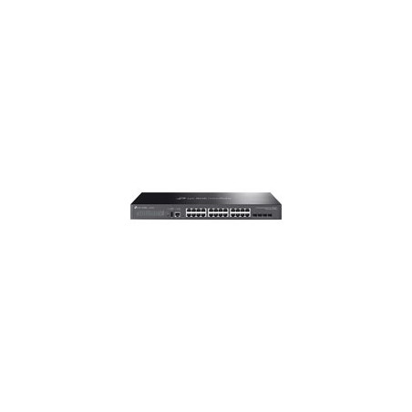TP LINK SWICTH SG5428X AMINISTRABLE L3 APILABLE DE 24 PUERTOS GIGABIT 4 RANURAS DE 10G