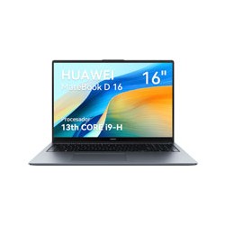 HUAWEI MATEBOOK D16  / I9 13900H / 16 GB / 1TB SSD  / 1 HDMI / USB -C  / BLUETOOTH 5.1 / SIN SISTEMA OPERATIVO  / COLOR GRIS /