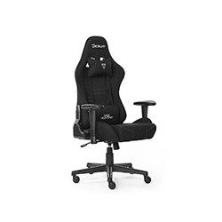 SILLA OCELOT GAMING OST-BLACK NIGHT /TELA AUTOMOTRIZ / BASE NYLON AJUSTABLE / DESCANSABRAZOS 1D / PISTON CLASE 4 / RECLINABLE 9
