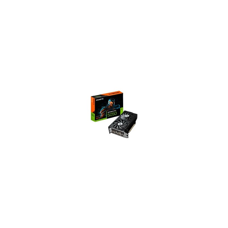 TARJETA DE VIDEO GIGABYTE GV-N5050WF2OCV2-8GB / RTX 5050 / 8GB GDDR6 / PCIE 5.0 / DP 2.1 / HDMI 2.1 / GAMA BAJA