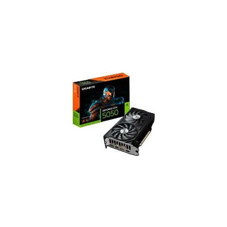 TARJETA DE VIDEO GIGABYTE GV-N5050WF2OCV2-8GB / RTX 5050 / 8GB GDDR6 / PCIE 5.0 / DP 2.1 / HDMI 2.1 / GAMA BAJA