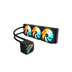 DISIPADOR LIQUIDO GIGABYTE GP-GIGABYTE GME 360 / SOCKET INTEL 1851, 1700 / AMD AM5, AM4 / 3X 120MM / COLOR NEGRO / GAMER