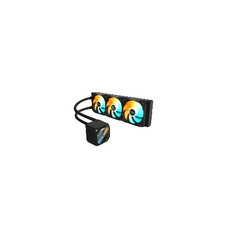 DISIPADOR LIQUIDO GIGABYTE GP-GIGABYTE GME 360 / SOCKET INTEL 1851, 1700 / AMD AM5, AM4 / 3X 120MM / COLOR NEGRO / GAMER