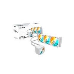 DISIPADOR LIQUIDO GIGABYTE GP-GIGABYTE GME 360I / SOCKET INTEL 1851, 1700 AMD AM5, AM4 / 3X 120MM / COLOR BLANCO / GAMER