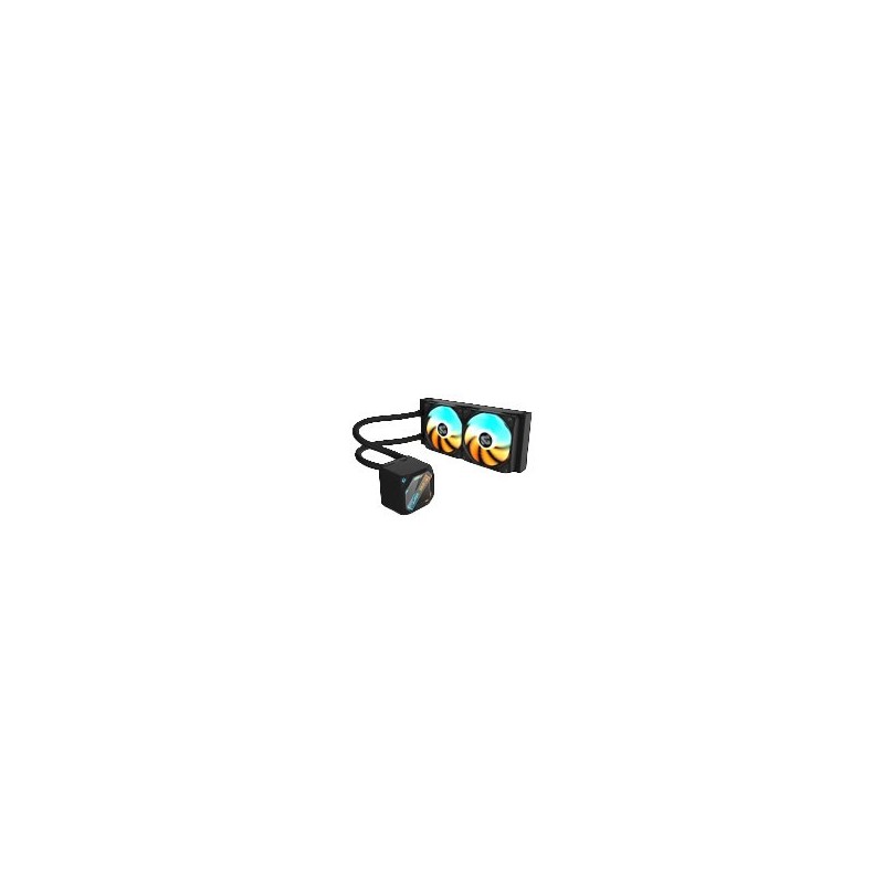 DISIPADOR LIQUIDO GIGABYTE GP-GIGABYTE GME 240 / SOCKET INTEL 1851, 1700 / AMD AM5, AM4 / 2X 120MM / COLOR NEGRO / GAMING