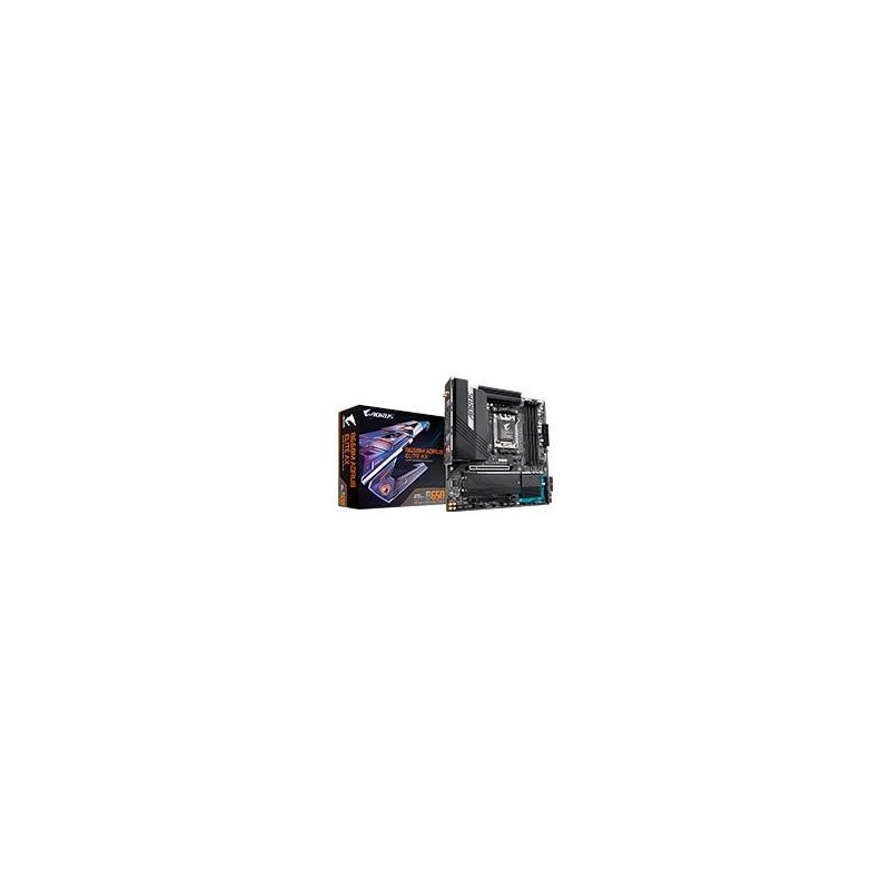 MB GIGABYTE B650M AORUS ELITE AX AMD S-AM5 DDR5 PCIE 4.0/HDMI/4XUSB 2.0/M.2/ATX/GAMA MEDIA /GAMER/RGB
