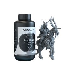 CREALITY RESIN GREY 1KG BLACK PLASTIC BOTTLE