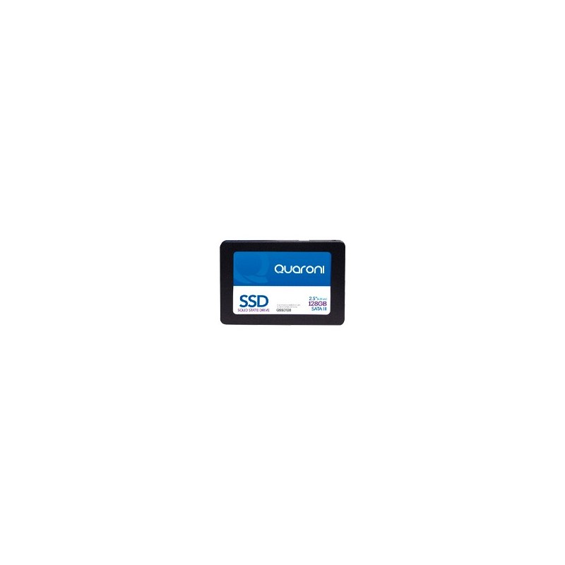 UNIDAD DE ESTADO SOLIDO SSD QUARONI 2.5 128GB / SATA3 / 6GB/S 7MM / LECT 530MB/S / ESCRIT 450MB/S.