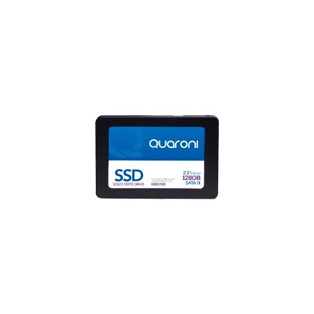 UNIDAD DE ESTADO SOLIDO SSD QUARONI 2.5 128GB / SATA3 / 6GB/S 7MM / LECT 530MB/S / ESCRIT 450MB/S.