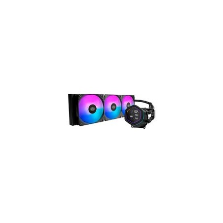 DISIPADOR DE ENFRIAMIENTO LIQUIDO COOLER MASTER MASTERLIQUID CORE NEX DIGITAL SERIES 360 / ARGB / NEGRO / GAMER
