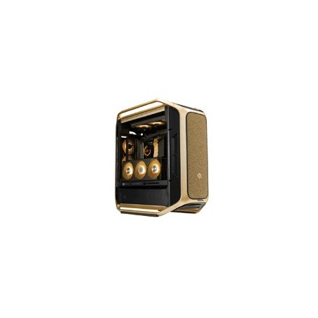 GABINETE COOLER MASTER COSMOS ALPHA GOLD / EDICION LIMITADA / FULL-TOWER / MINI-ITX / MICRO-ATX / ATX / E-ATX / EEB / VIDRIO TE