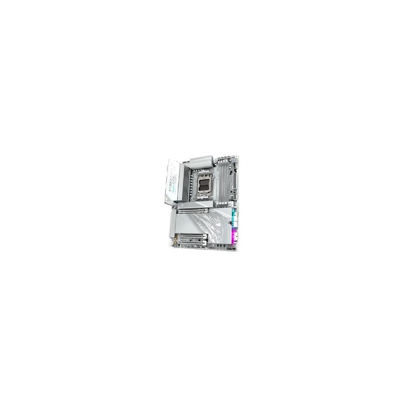TARJETA MADRE GIGABYTE X870E A ELITE X ICE / AMD SOCKET AM5 / DDR5 X 4 / WIFI 7 / BT 5.4 / ATX / GAMA ALTA
