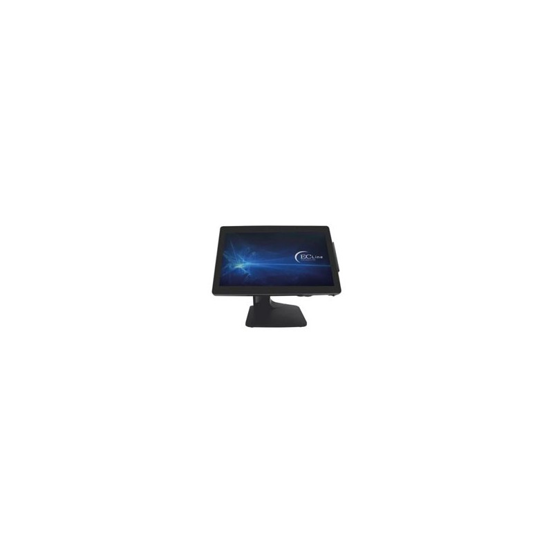 TERMINAL PUNTO DE VENTA EC LINE EC-VP-3100-256-WIN11, NEGRO, PANTALLA TOUCH AIO, 15.6 PULGADAS, INTEL CELERON J6412, 8GB RAM, 2