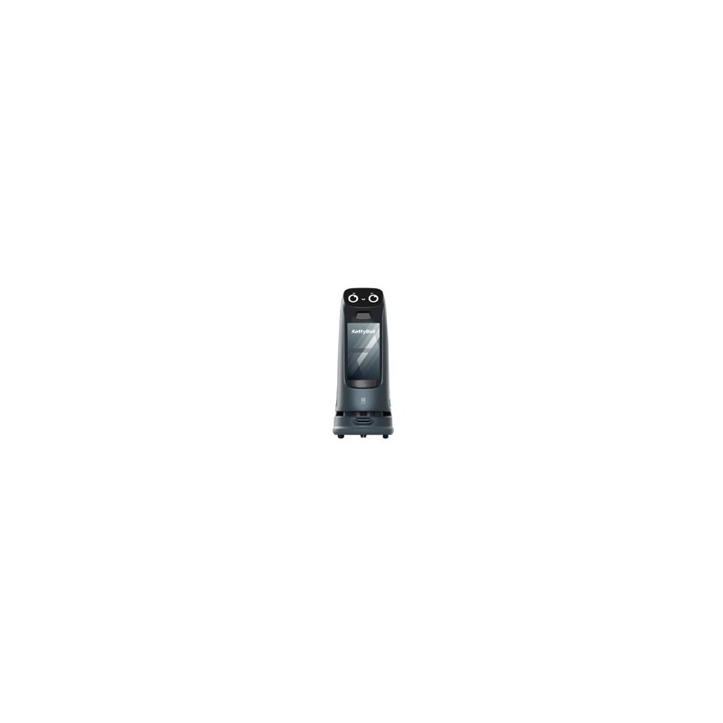 ROBOT DE SERVICIO EC LINE EC-KETTYBOT PRO, BLANCO, PANTALLA LCD 18.5 Y PANTALLA TOUCH 10.1, 2 BANDEJAS ESTANDAR, 30 KG DE CARGA