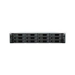 NAS SYNOLOGY RS3626XS/ 12 BAHIAS/SEIS NUCLEOS 3.5 TURBO GHZ/8GB DDR4 ECC UDIMM/ 10GBE LAN X2/USB 3.2 X2/HASTA 288TB Y CON EXPAN