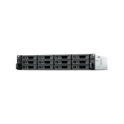 NAS SYNOLOGY RS2423RP+II /12 BAHIAS/ FUENTE REDUNDANTE/ NUCLEO CUADRUPLE 3.3GHZ/8GB DDR4/ HASTA 288 TB/ 1GBE LAN X2/ LAN 10GBE