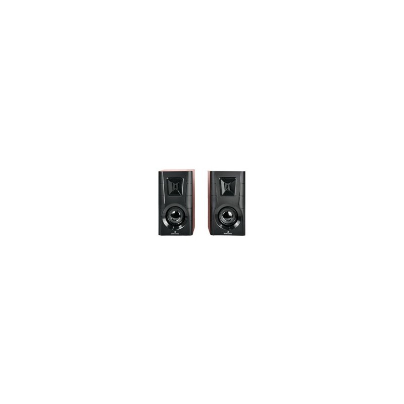 BOCINAS PERFECT CHOICE PC-112686  PARA COMPUTADORA ACABADO DE MADERA SONIDO 2.0 MOD: MERIDIAN