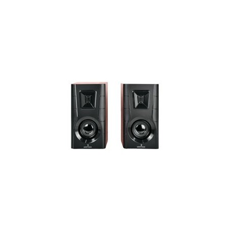 BOCINAS PERFECT CHOICE PC-112686  PARA COMPUTADORA ACABADO DE MADERA SONIDO 2.0 MOD: MERIDIAN