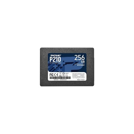 UNIDAD DE ESTADO SOLIDO INTERNO PATRIOT P210 256GB 2.5 SATA LECT.520 ESCRIT.430 MBS 7MM PC LAPTOP MINIPC SIN BRACKET