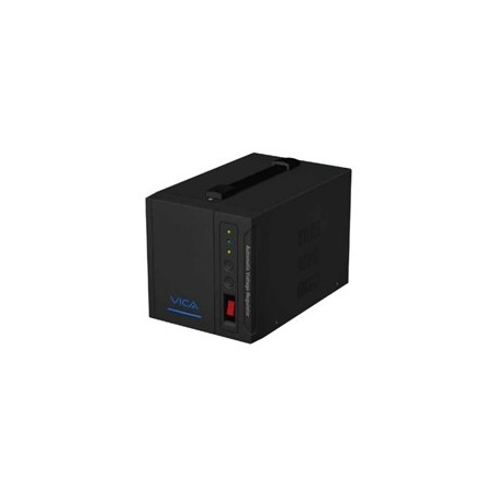 REGULADOR AUTOMATICO DE VOLTAJE VICA PROTECT 4K 220V  4000VA/2000W, 4 TOMAS NEMA 5-15R REGULADAS Y CON SUPRESOR DE PICOS, 3 AÑO