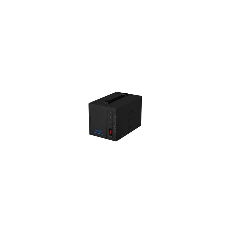 REGULADOR AUTOMATICO DE VOLTAJE VICA PROTECT 5K 220V  5000VA/2500W, 4 TOMAS NEMA 5-15R REGULADAS Y CON SUPRESOR DE PICOS, 3 AÑO