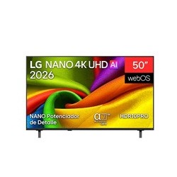 TELEVISION LED LG 50 PLG NANO 4K UHD SMART TV, AI NU850 WEBOS 2026