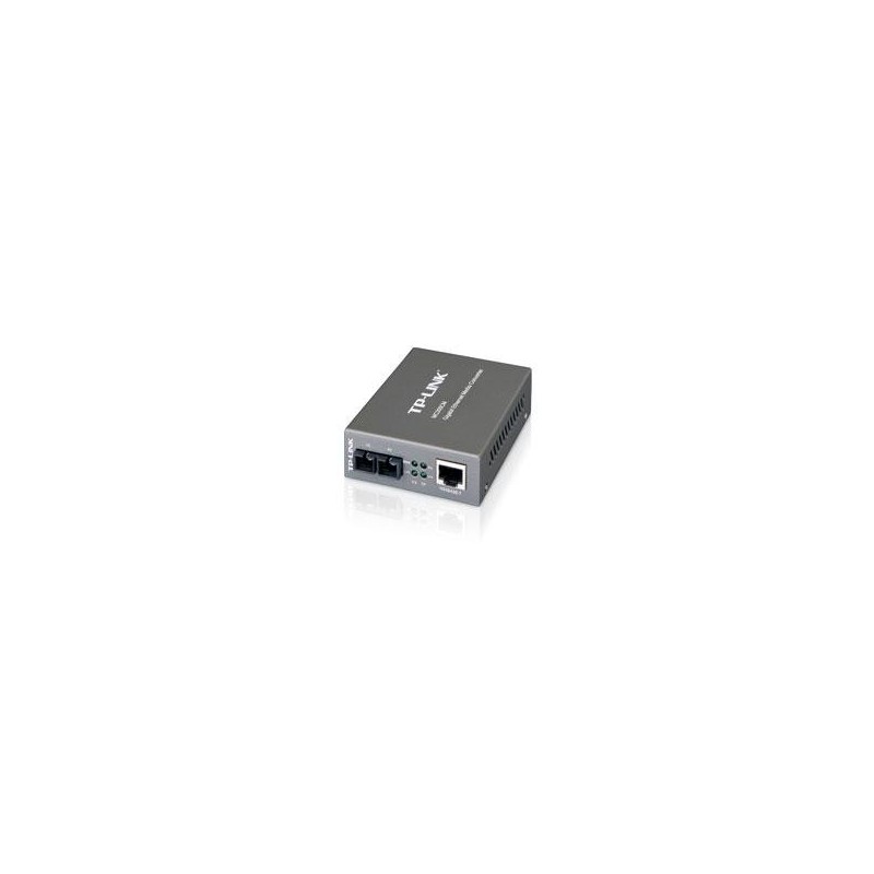 CONVERTIDOR DE MEDIOS TP-LINK MC200CM MULTI-MODO GIGA ETHERNET 850NM 0.55KM 1 PUERTO SC + 1 RJ45 1000M